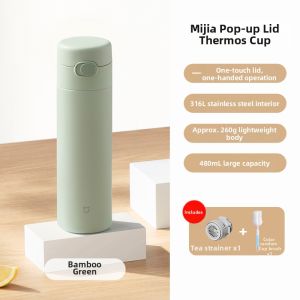 Xiaomi | Portable Electric Water Heater Cup Xiaomi MIJIA Travel Business Trip Dormitory Small Heating Cup Adjustable Temperature Insulated