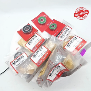 PAKET GIGI RASIO SET + BEARING HONDA K81 BEAT STREET ESP BEAT SPORTY ESP BEAT POP SCOOPY ESP VARION 110 ESP  Kualitas original Presisi tidak bengkok dan awet anti karat ori asli AHM cakram disk
