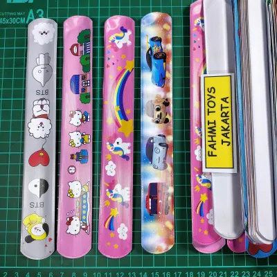 100 pcs penggaris lipat besar mainan penggaris karakter