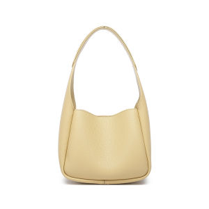 Jiiliang Soft Leather Bucket Bag Female New Arrival 2024 Large Capacity Popular Commuter Tote Candy Color This Year