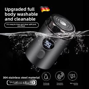 MONLEYTA | Mini Electric Shaver Mens Razor German Precision New 2025 Official Authentic Miniature Steel Cannon Full Body Washable