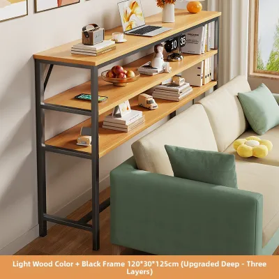 evesigar | Sofa Side Narrow Shelving Unit