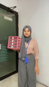 LS Rak Kosmetik Multifungsi Rak Kosmetik 3 & 6 Susun Penyimpanan Kosmetik dengan Laci