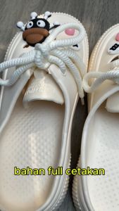 Sandal selop Wanita Beruang EVA Sandal Kantor Jeli Populer Sandal Wanita Ringan Kartun Lucu 36-41