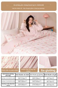 Mercury | Đồ Chăn Drap Gối Nệm Bông Dài Kháng Khuẩn 60s