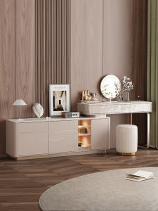 QUYUAN | Luxury Solid Wood Dressing Table with Drawers