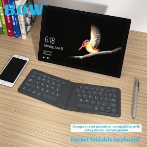 B.O.W | Bluetooth Ergonomic Folding Quiet Keyboard