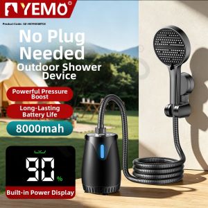 YEMO | Long-lasting Battery Self-priming Portable Shower Sprayer