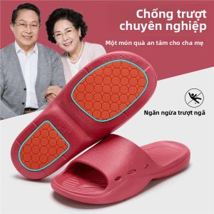 MONLEYTA | Dép đi trong nhà chống trượt mùa hè cho nam và nữ đế dày PVC thoải mái thoáng khí dùng trong nhà cho người cao tuổi