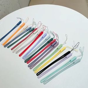 ONE-C1254 Tali Gantungan Hp Silikon Pendek Universal Warna Macaron / Phone Strap Lanyard Serbaguna