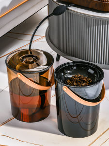 Thùng Rác Nước Trà Dung Tích Lớn Thoát Nước Cho Bàn Trà Sử Dụng Tại Nhà Thùng Rác Nước Thải Trà Kiểu Trung Quốc Màu Trơn