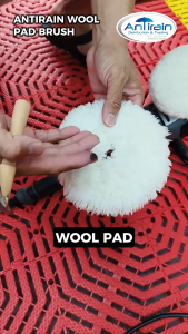 ANTIRAIN WOOL PAD BRUSH (REMOVE DRY OFF POLISH COMPOUNS WHICH CAN MAKE SWIRLMARK)