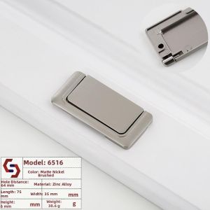 Sleek Invisible Cabinet Drawer Handles