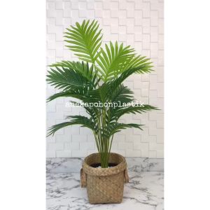 Tanaman Artificial Pohon Hias Palem Kelapa Hijau X18 & Dekorasi Ruangan