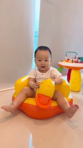 โซฟาฝึกนั่งเด็กอ่อน เก้าอี้เด็ก เก้าอี้เป่าลมเด็กอ่อน เก้าอี้ฝึกนั่ง เก้าอี้เป็ดหัดนั่งสําหรับเด็ก