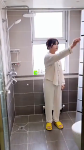 ม่านห้องน้ำ Shower Curtains ม่านกันน้ำในห้องน้ำ ผ้าม่านห้องน้ำฉากกั้นห้องน้ำ กันเชื้อรา ทำความสะอาดง่าย แห้งเร็ว