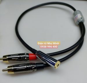 Dây chuyển ÂM THANH 6.5mm (đực ) ra 3.5mm (cái )