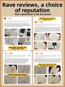 ZHIHAOEN | Anti-Slip Soft Half-Size Insole for Clogs