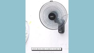 16 Inch Wall Fan Household Wall Mounted Electric Fan with Remote Control Inverter Electric Wall Fan Industrial Fan Heavy Duty Wall Fan 3 Speed Adjustment Power Saving Wide-Angle Shake
