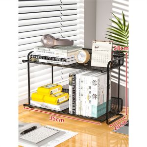 Multilevel Desktop Storage Rack Iron