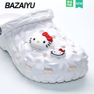 New Coros Shoes Accessories Crocs Shoe Ornament Carluo Chi Zhibi Star Cartoon Shoe Buckle Accessories Three-Dimensional Hello Kitty Avatar