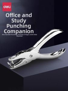 deli | Cute Round Hole Single-hole Punch for DIY Binding