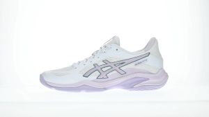 ASICS Women BLADE FF 2 Indoor Court Shoes in White/Dahlia