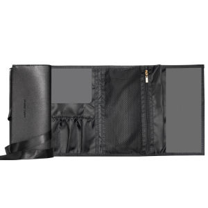 Large Capacity Professional Makeup Brush Storage Bag Portable Stand up Cosmetic Bag for Makeup Artists Traveling Beauty Bag