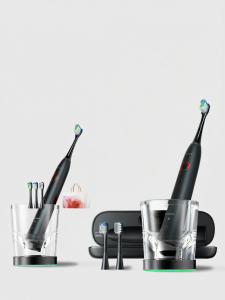 Sonically Enhanced Premium Electric Toothbrush with Wireless Charging and Portable Sterilization Case