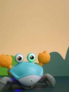 เล่น ตุ๊กตาปูซุปฎาน ว่ายน้ำ ปูไขลาน ก้ามขยับ ของเล่นเด็ก 1-4ปี ของขวัญสำหรับเด็ก