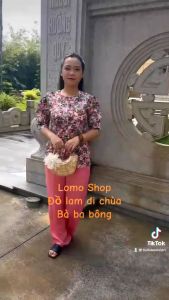 ÁO BÀ BA BÔNG LỤA MANGO