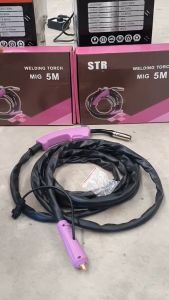 STR สายเชื่อมมิกซ์ สายMIG ของตู้เชื่อม 2 ระบบ ความยาวสาย 5 เมตร แท้