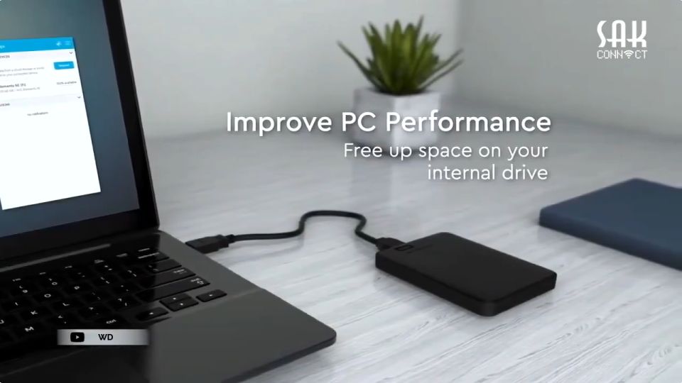 WD My Passport 1TB/2TB Ultra-Thin HDD USB3.2 130MB/s Backup Storage | Waterproof | 3Y Warranty Free Case COD