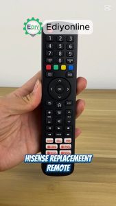 【𝐅𝐑𝐄𝐄 𝐁𝐀𝐓𝐓𝐄𝐑𝐘 𝐀𝐀𝐀𝐗𝟐】Universal Remote Control For HISENSE LCD LED Smart TV Netflix YouTube Rakuten+ Prime Video Disney+ EN-21662 EN2G27