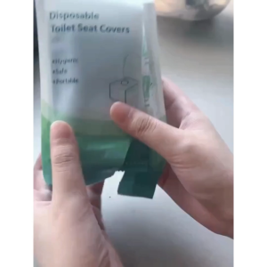 [ READY STOCK ] 10pcs Disposable Toilet Seat Cover Waterproof Hygienic Extra Large Toilet Seat Shields