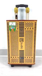 Loa kéo Bluetooth chính hãng CM Audio K10-Bass 25 thùng gỗ cao cấpTặng 2 mic không dây hút âm tốt hát karaoke