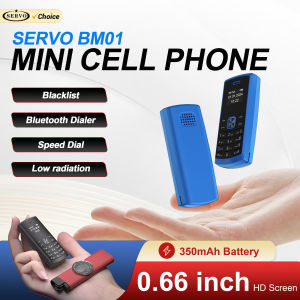 SERVO | SERVO BM01 Super Mini Mobile Phone 2G GSM Magic Voice Speed Dial Call Recording Blacklist MP3 2SIM Cards Tiny Button Cellphones
