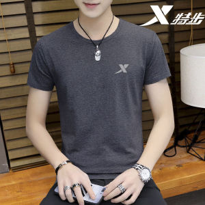 Áo Thun Thể Thao Tay Ngắn Thoáng Khí Bằng Lụa Băng XTEP Dành Cho Nam Mùa Hè Nhanh Khô Nhanh Áo Thun Thể Thao Chạy Bộ Tập Luyện