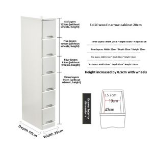 Drawers Storage Cabinet 50cm