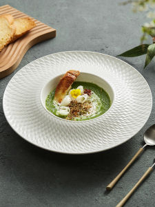 YOGEHOME | High-Quality Ceramic Dinner Plates for Home Western Meals