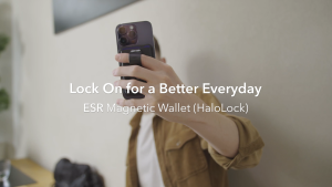 ESR HaloLock Magnetic Wallet with Finger Loop