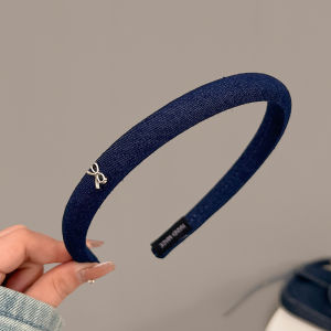 Mũ Lưỡi Trai Denim Cổ Điển Có Nơ Bướm Cho Nữ Mũ Lưỡi Trai Ép Tóc Thanh Lịch Mũ Lưỡi Trai Thời Trang Thu Đông Mới MichuGo