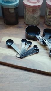 DFANCCIE KOMPLIT Sendok Takar Kopi Bumbu 6in1 Sendok Ukur Cup Measuring Spoon