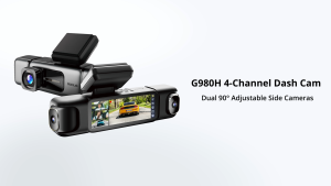 Botslab G980H Multi-Channel 4-Camera | 3K Resolution | GPS | Voice Control | IR cabin cameras | With 128gb microSD Card
