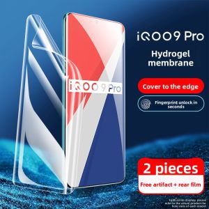 Bonaier | Full Screen Anti-Fingerprint Gaming Curved Water Gel Soft Tempered Glass Film