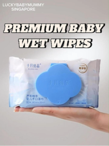 【十月结晶TEN-M JOURNEYOCTOBER CRYSTAL】Baby Wet Wipes 80 Sheets Sensitive skin-friendly【Lucky Home】