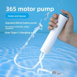 Battery Powered Drain Cleaner Water Absorbing Pipe Pump Rechargeable Kitchen Cooking Tool Sewer Drainage System