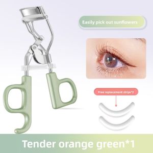 MONLEYTA | Portable Womens Eyelash Curler Natural Lift Long-lasting Wide-angle Sunflower Beginner-friendly Tool For Easy Application