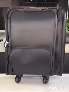 Cốp Kéo Vải Make Up Kèm 6 Túi Trong Suốt - Cao Cấp Chuyên Nghiệp - BH 12 Tháng