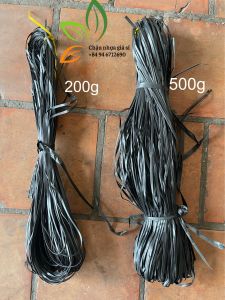 1 bó dây nilong 500g đen buộc hàng hoá và cây cối dây bẹ đen bản dẹp loại 1 siêu chắc